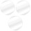 3Pcs Silver Acrylic Round Mirror Props for Photography Makeup Display 4