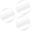3Pcs Silver Acrylic Round Mirror Props for Photography Makeup Display 7