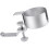 4Pcs Adjustable Desk Headset Holder and Cup Mount in Silver Aluminum 1