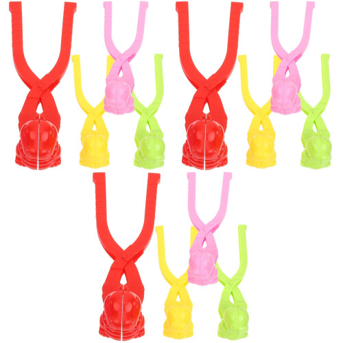 12Pcs Kids Clip Makers Assorted Color Durable Plastic Tools 2