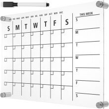 3Sets Transparente Kreative Acryl Whiteboards Fürs Büro Und Zuhause