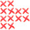 12Pcs Red Mini Quadcopter Propeller Plastic Spare Parts for 9