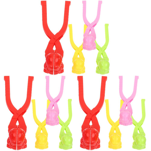 12Pcs Kids Clip Makers Assorted Color Durable Plastic Tools 1