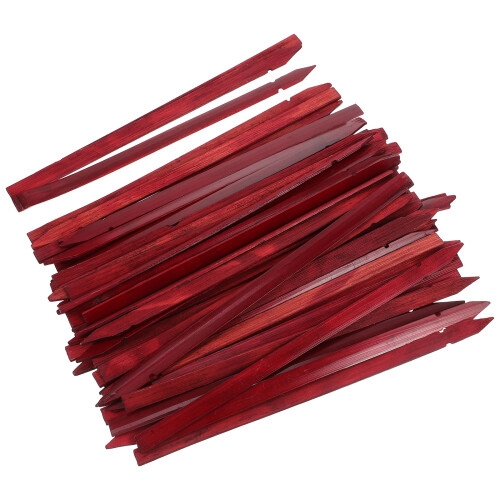 200Pcs Buddhism Divination Bamboo Sticks Dark Red Blank Fortune Props