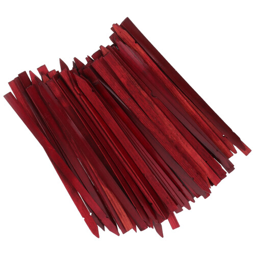 200Pcs Buddhism Divination Bamboo Sticks Dark Red Blank Fortune Props 2