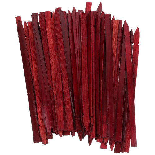200Pcs Buddhism Divination Bamboo Sticks Dark Red Blank Fortune Props 1