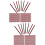 200Pcs Buddhism Divination Bamboo Sticks Dark Red Blank Fortune Props 9