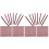 200Pcs Buddhism Divination Bamboo Sticks Dark Red Blank Fortune Props 4