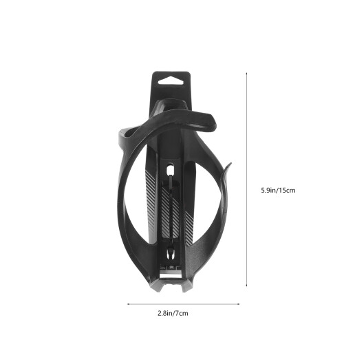 2Pcs Multi-Purpose Bike Bottle Holder Black Pc Plastic Water Cage 1