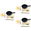 21Pc Miniature Cookware Set Dollhouse Kitchen Props Durable ABS Wood 8
