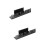 2Pcs Black Acrylic Vinyl Record Holder Rack Wall Mounted Storage Shelf 9