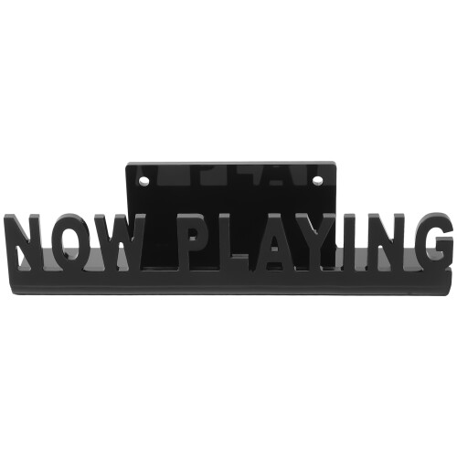 2Pcs Black Acrylic Vinyl Record Holder Rack Wall Mounted Storage Shelf 1