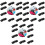 60Pcs Replaceable Black Plastic Buckles for Hiking and Backpack Straps 3