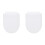 2Pcs Lightweight White PP Toilet Training Seat for Children 4