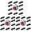 60Pcs Replaceable Black Plastic Buckles for Hiking and Backpack Straps 2