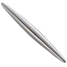 2Pcs Silver Metal Rolling Pin Ergonomic Handle for Pizza Cookie Dough