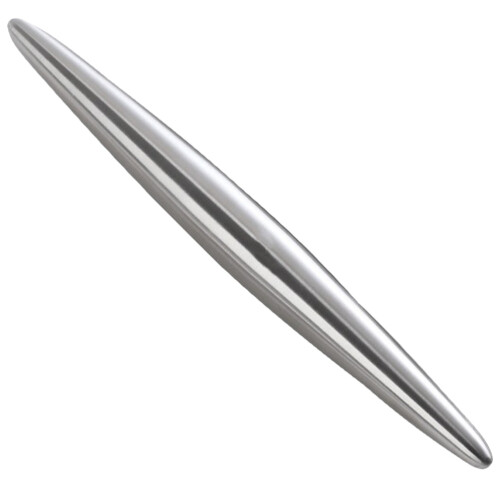 2Pcs Silver Metal Rolling Pin Ergonomic Handle for Pizza Cookie Dough