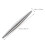 2Pcs Silver Metal Rolling Pin Ergonomic Handle for Pizza Cookie Dough 10