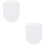 2Pcs Lightweight White PP Toilet Training Seat for Children 8