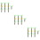 30Sets Multi Flying Disc Toy Pull String Saucer Kids Outdoor Play 11