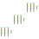 30Sets Multi Flying Disc Toy Pull String Saucer Kids Outdoor Play 7