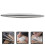 2Pcs Silver Metal Rolling Pin Ergonomic Handle for Pizza Cookie Dough 11