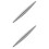 2Pcs Silver Metal Rolling Pin Ergonomic Handle for Pizza Cookie Dough 7