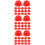 120Pcs Red Mini Construction Hats Plastic Doll for Party Decor 10