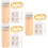 3Sets Handheld Wood Loom for DIY Clothes Mending Weaving Tool 7