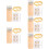 5Sets DIY Wooden Weaving Loom Small Knitting Tool for Craft Projects 10