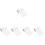 5Pcs Delicate Transparent Skateboard Decor Self-Adhesive Grip Tape 4