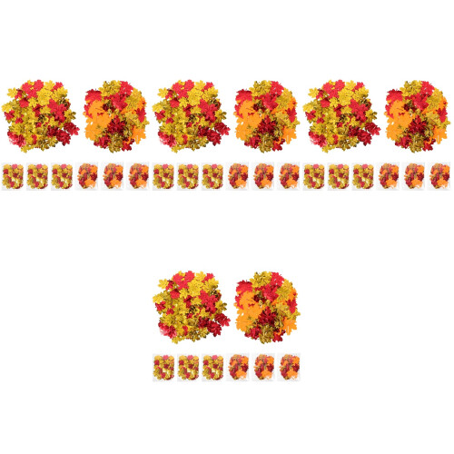 32Packs Glitter Maple Leaf Confetti for Thanksgiving and Wedding Decor 2