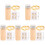 5Sets DIY Wooden Weaving Loom Small Knitting Tool for Craft Projects 2