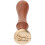 4Sets Copper Wax Seal Stamp with Handle Retro Pattern for Envelope DIY 2