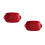 2Pcs Ceramic Baking Tray Red Heat-Resistant Oven Tray for Kitchen Use 11