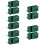10Pcs Wall Mobile Phone Holder Green ABS Plastic No-Hole Installation 11