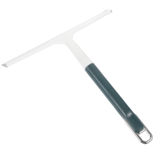 2Pcs Compact Dark Green Window Squeegee for Bathroom and Car Use 1