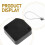6Pcs Automatic Retractable Cable Holder Steel Wire Anti Theft Box 7