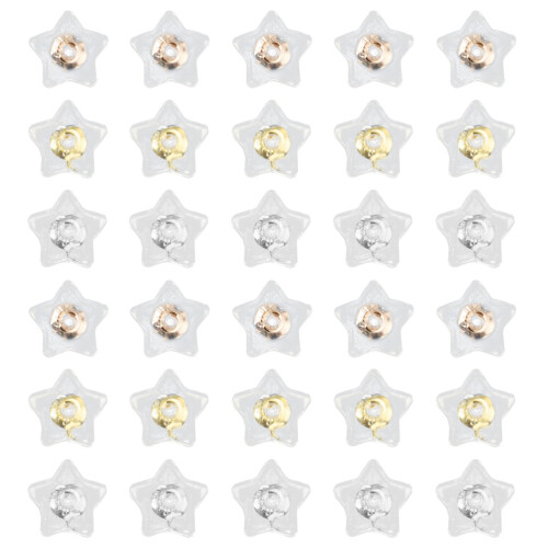 150Pcs Silicone Earring Backs Assorted Colors Durable Locking Stoppers