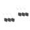 6Pcs Automatic Retractable Cable Holder Steel Wire Anti Theft Box 9