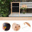 3Pcs Hanging Chalkboard Tags Black for Kids Crafts and 7