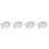 4Sets Stainless Steel Kitchen Snail Plate 6-Hole Escargot Serving Set 4