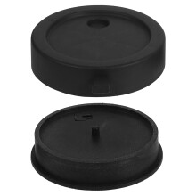 2Pcs Durable Black Miniature Water Mill Fountain for Outdoor Decor