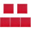 5Pcs Red Acrylic Sheets Easy-Cut Acrylic Plates for Craft and Decor 4