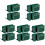10Pcs Wall Mobile Phone Holder Green ABS Plastic No-Hole Installation 2