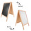3Pcs Hanging Chalkboard Tags Black for Kids Crafts and 9