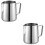 2Pcs Silver Pull Flower Milk Cup Easy Clean Dripless Coffee Pot 6