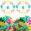 4Pcs Glitter Confetti Hawaiian Plastic Table Scatter Party Decorations 3
