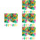 4Pcs Glitter Confetti Hawaiian Plastic Table Scatter Party Decorations 8