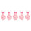 5Pcs Reusable Pink Bird Flight Diapers Comfortable Parrot Clothes 9